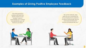 Giving Positive Feedback To Employee Training Ppt