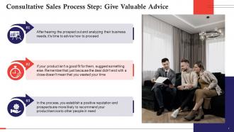 Giving Valuable Advice A Step In Consultative Sales Process Training Ppt