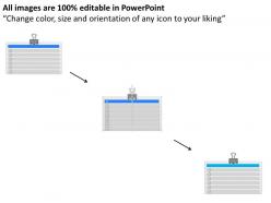 Gj paper clip six text boxes business agenda diagram powerpoint template