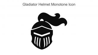 Gladiator Helmet Monotone Icon In Powerpoint Pptx Png And Editable Eps Format