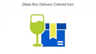 Glass Box Delivery Colored Icon In Powerpoint Pptx Png And Editable Eps Format