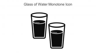 Glass Of Water Monotone Icon In Powerpoint Pptx Png And Editable Eps Format