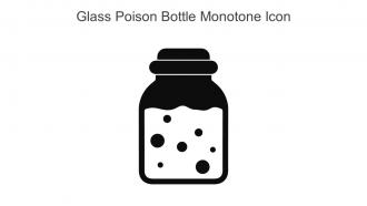 Glass Poison Bottle Monotone Icon In Powerpoint Pptx Png And Editable Eps Format