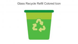 Glass Recycle Refill Colored Icon In Powerpoint Pptx Png And Editable Eps Format