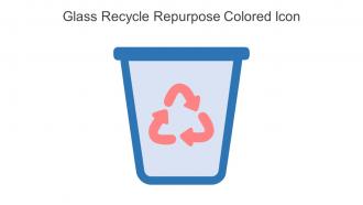Glass Recycle Repurpose Colored Icon In Powerpoint Pptx Png And Editable Eps Format