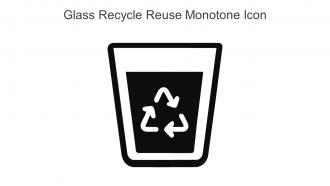 Glass Recycle Reuse Monotone Icon In Powerpoint Pptx Png And Editable Eps Format