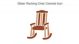 Glider Rocking Chair Colored Icon In Powerpoint Pptx Png And Editable Eps Format