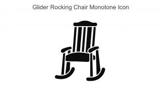 Glider Rocking Chair Monotone Icon In Powerpoint Pptx Png And Editable Eps Format