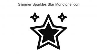 Glimmer Sparkles Star Monotone Icon In Powerpoint Pptx Png And Editable Eps Format