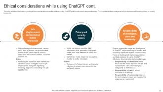 Glimpse About ChatGPT As AI Chatbot ChatGPT CD V Informative Graphical