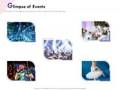 Glimpse of events r151 ppt powerpoint presentation icon designs