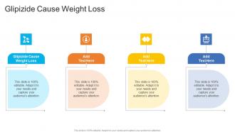 Glipizide Cause Weight Loss In Powerpoint And Google Slides Cpb