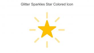 Glitter Sparkles Star Colored Icon In Powerpoint Pptx Png And Editable Eps Format