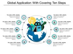 Global application with covering ten steps
