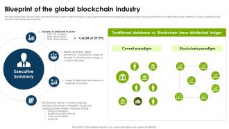 Global Blockchain Industry Blueprint Of The Global Blockchain Industry IR SS Interactive Researched