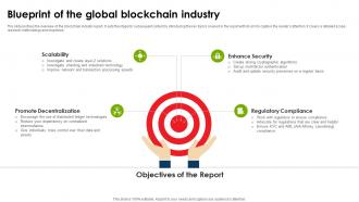 Global Blockchain Industry Blueprint Of The Global Blockchain Industry IR SS Visual Researched