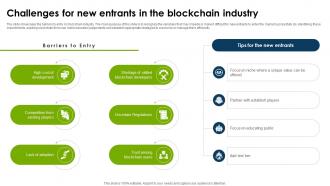 Global Blockchain Industry Challenges For New Entrants In The Blockchain Industry IR SS