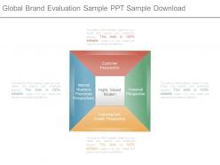 Global brand evaluation sample ppt sample download