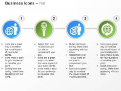 Global business analysis financial strategy process flow ppt icons graphics
