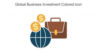Global Business Investment Colored Icon In Powerpoint Pptx Png And Editable Eps Format