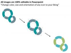 Global business management process diagram flat powerpoint design