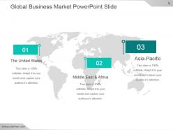 Global business market powerpoint slide
