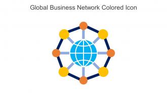 Global Business Network Colored Icon In Powerpoint Pptx Png And Editable Eps Format