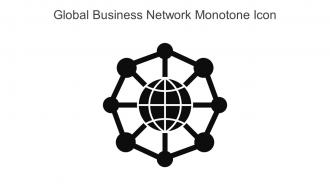 Global Business Network Monotone Icon In Powerpoint Pptx Png And Editable Eps Format