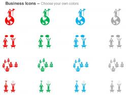 Global business success communication networking management ppt icons graphic