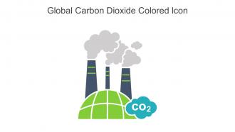 Global Carbon Dioxide Colored Icon In Powerpoint Pptx Png And Editable Eps Format