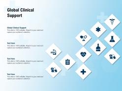 Global clinical support ppt powerpoint presentation pictures ideas