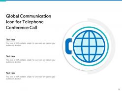 Global communication business marketing telephone conference service