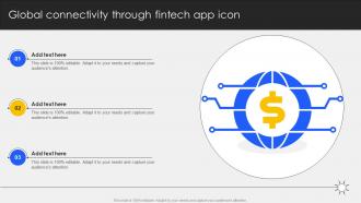 Global Connectivity Through Fintech App Icon