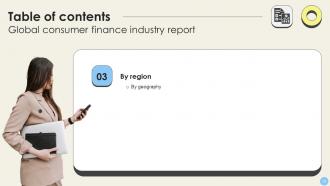 Global Consumer Finance Industry Report CRP CD Professional Captivating