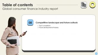 Global Consumer Finance Industry Report CRP CD Content Ready Aesthatic