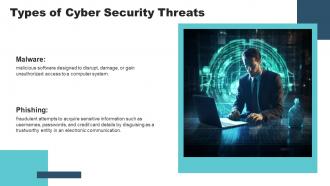 Global Cyber Security Threats powerpoint presentation and google slides ICP Compatible Content Ready