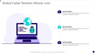 Global Cyber Terrorism Attacks Icon