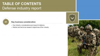 Global Defense Industry Report Powerpoint Presentation Slides IR Graphical Multipurpose