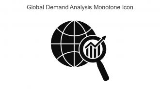 Global Demand Analysis Monotone Icon In Powerpoint Pptx Png And Editable Eps Format