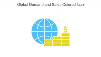 Global Demand And Sales Colored Icon In Powerpoint Pptx Png And Editable Eps Format
