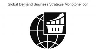 Global Demand Business Strategie Monotone Icon In Powerpoint Pptx Png And Editable Eps Format