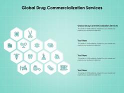 Global drug commercialization services ppt powerpoint presentation file layout ideas