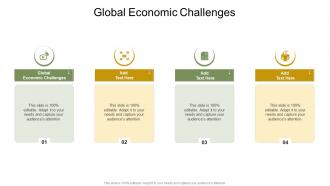 Global Economic Challenges In Powerpoint And Google Slides Cpb
