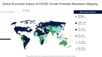 Global Economic Impact Of COVID 19 With Potential Recession Mapping