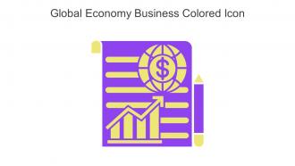 Global Economy Business Colored Icon In Powerpoint Pptx Png And Editable Eps Format