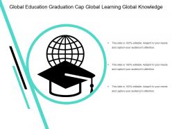 Global Education Graduation Cap Global Learning Global Knowledge