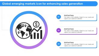 Global Emerging Markets Icon For Enhancing Sales Generation