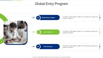 Global Entry Program In Powerpoint And Google Slides Cpb