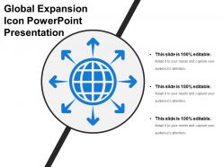 Global Expansion Icon Powerpoint Presentation