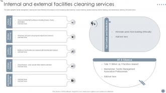 Global Facility Management Services Internal And External Facilities Cleaning Services